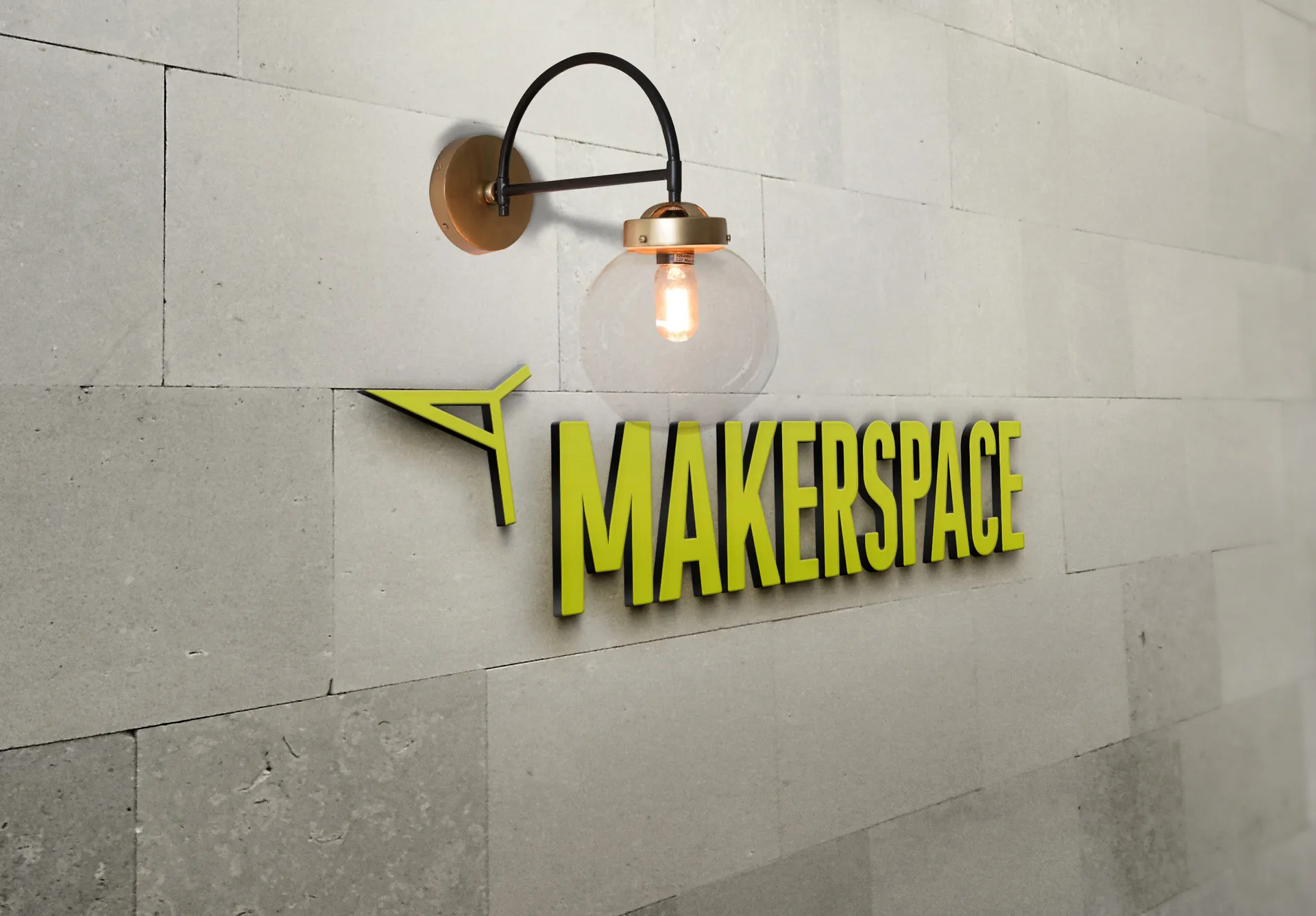 Dock 33 corporate identity pitch shown in a spatial application