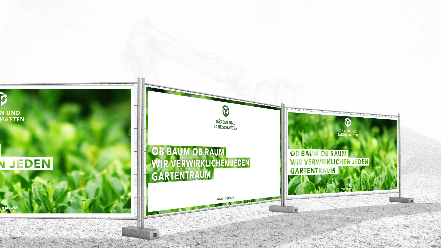 Corporate design project cover showing the visual identity system