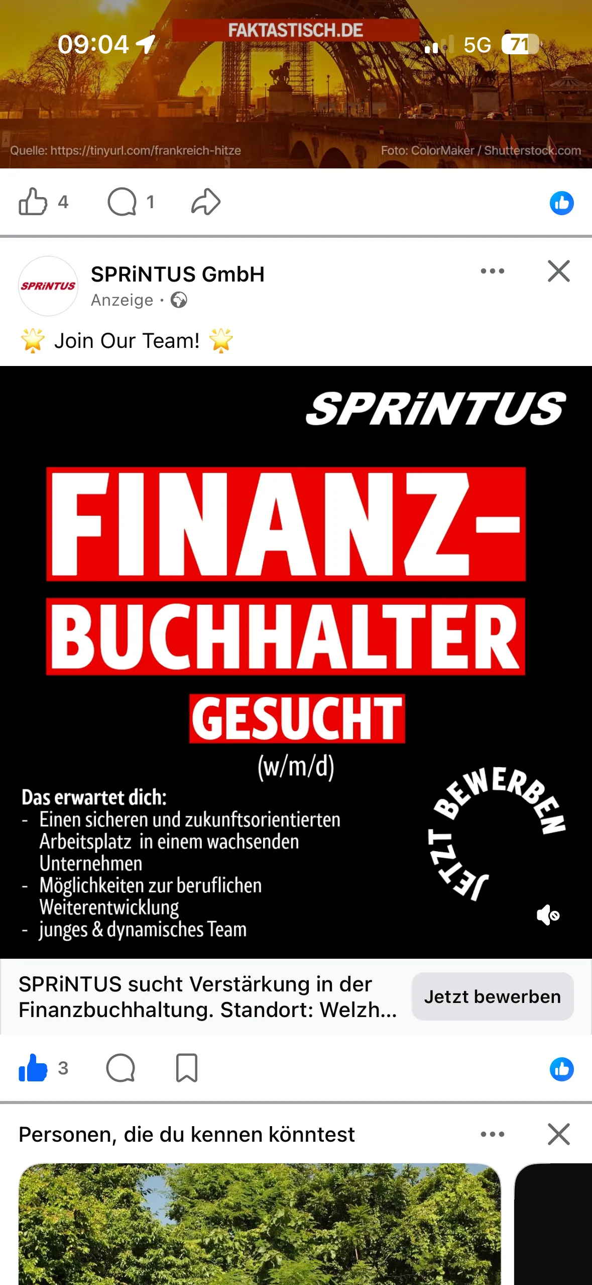 Meta Ads recruiting campaign creative