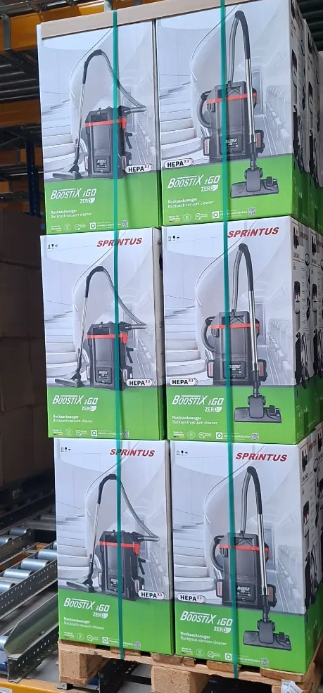 BOOSTIX iGO product packaging units in serial production